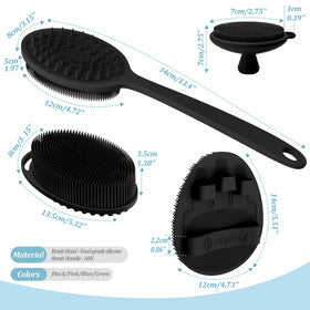 GEENOA back scrubber with ergonomic handle for comfortable reach