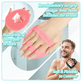 GEENOA no-grip design lets your hand act as the brush during flexible scrubbing.
