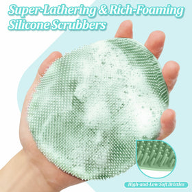 GEENOA original-designed silicone scrubber offers durable, BPA-free performance for daily showers.
