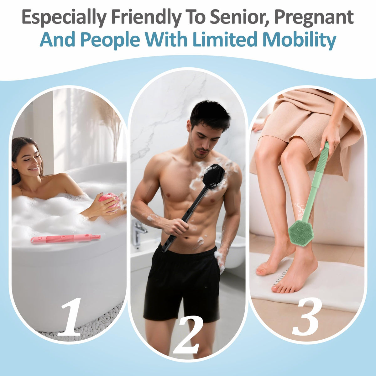 GEENOA silicone no mold material keeps bathroom tools safe