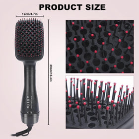 GEERYZHE negative ion technology reduces frizz for smoother hair