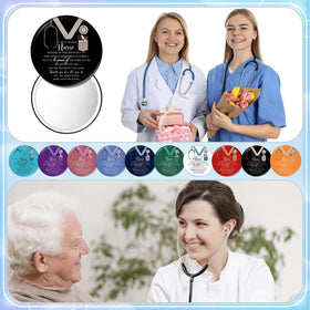 Geetery nurse week gift compact mirror with inspirational words