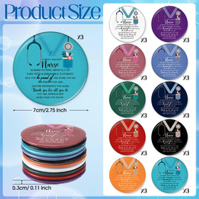 Geetery pocket mirror for nurses, portable color bundle for gifts
