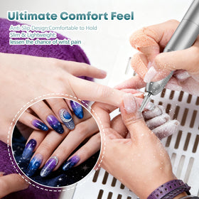 GEEZO lightweight nail drill design for comfortable use.