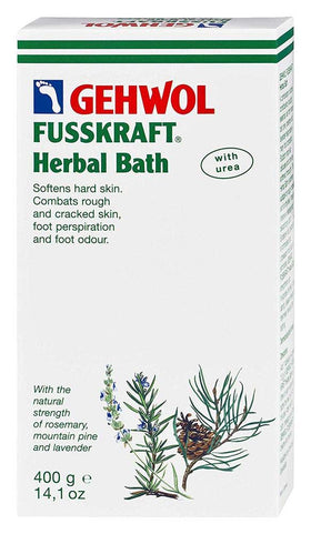 GEHWOL Herbal Bath bottle front promotes softer corns and calluses
