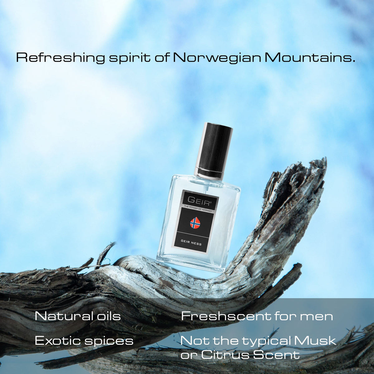 Geir Ness EDP for daily wear at office or evenings out.