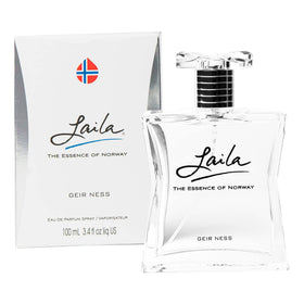 Geir Ness Laila bottle pour reveals fresh, airy scent for everyday wear.