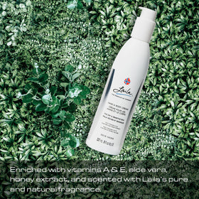 Geir Ness Laila bottle with clean scent imagery.