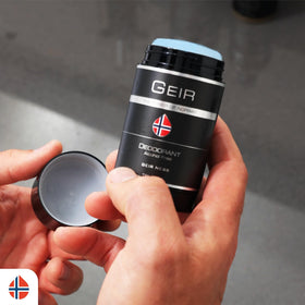 Geir Ness Men deodorant long-lasting scent concept for all-day freshness.