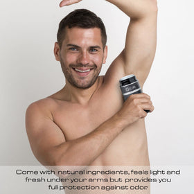 Geir Ness Men deodorant packaging front view with premium design.