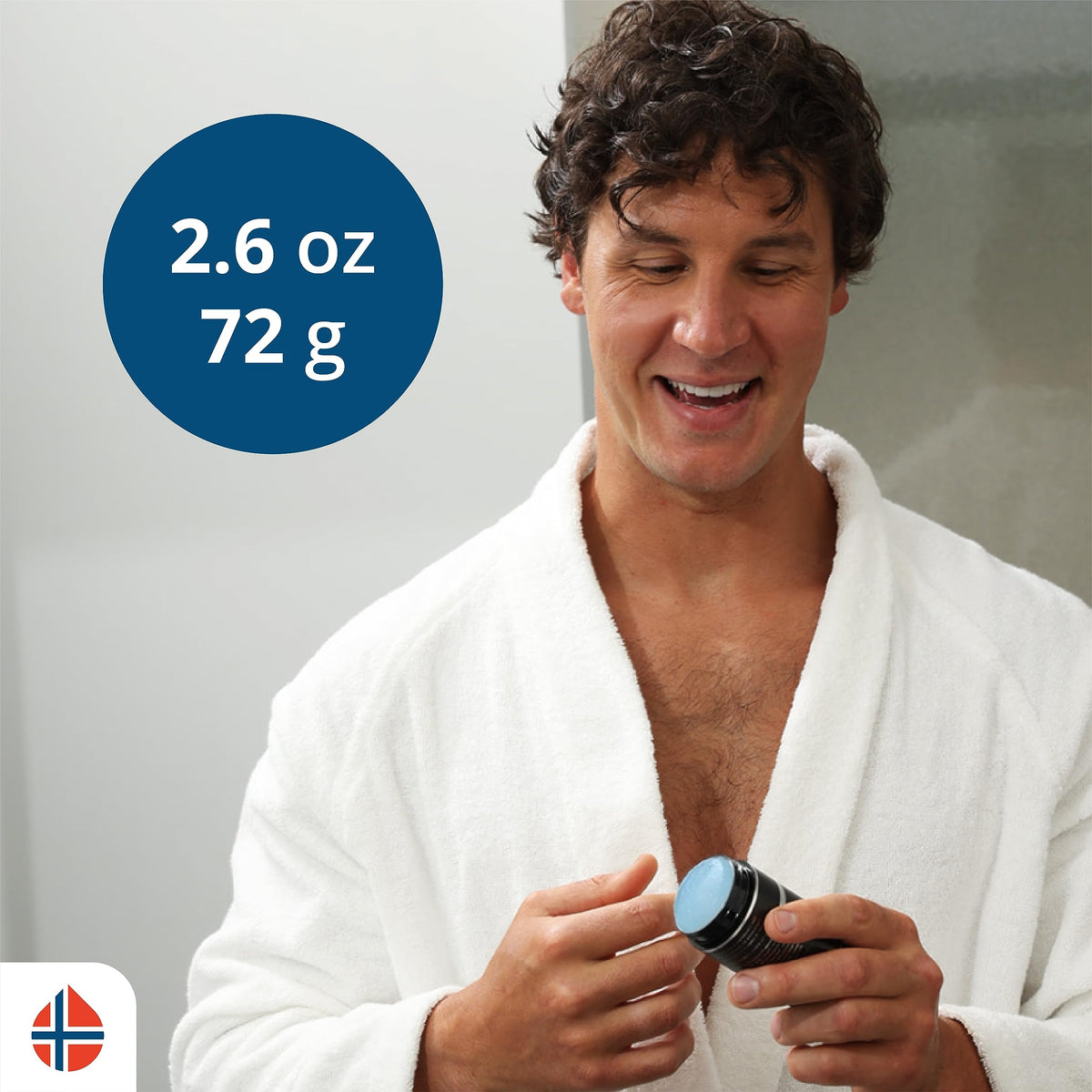 Geir Ness Men deodorant travel-pack image showing compact portability.