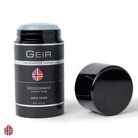 Geir Ness Men deodorant underarm application example for daily use.