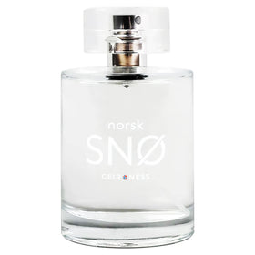 Geir Ness NORSK SNØ bottle on wood for everyday fresh wear