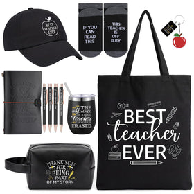 Geiserailie best teacher ever canvas bag for everyday teaching essentials.
