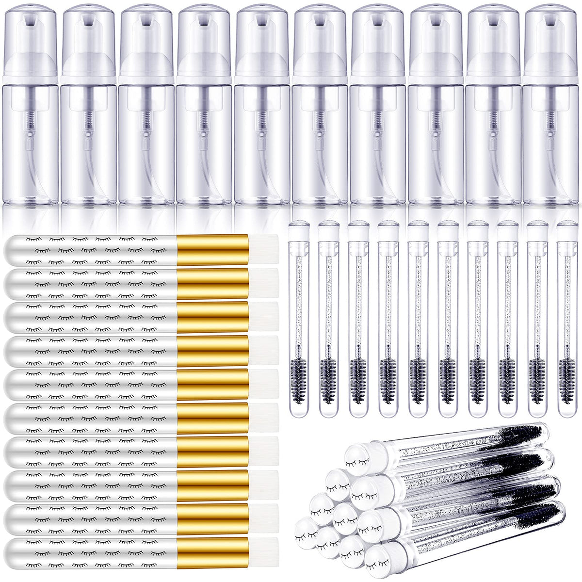 Geiserailie lash shampoo brushes set packaged for easy daily beauty routines.
