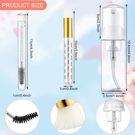 Geiserailie transparent 50ml bottle close-up suitable for travel use.