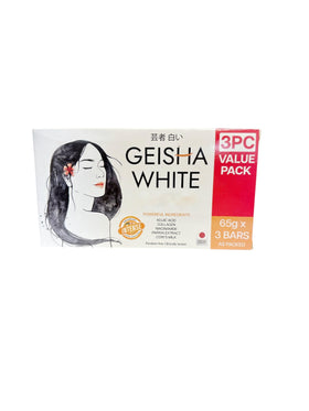 Geisha White Intense bar pack for a thorough, gentle cleanse