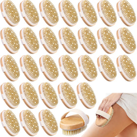 Gejoy 10-piece dry brush set package for full-body exfoliation and lymphatic-friendly cleansing