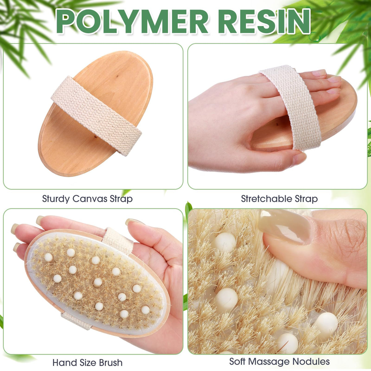 Gejoy natural wood handle highlights premium materials and comfortable grip during use