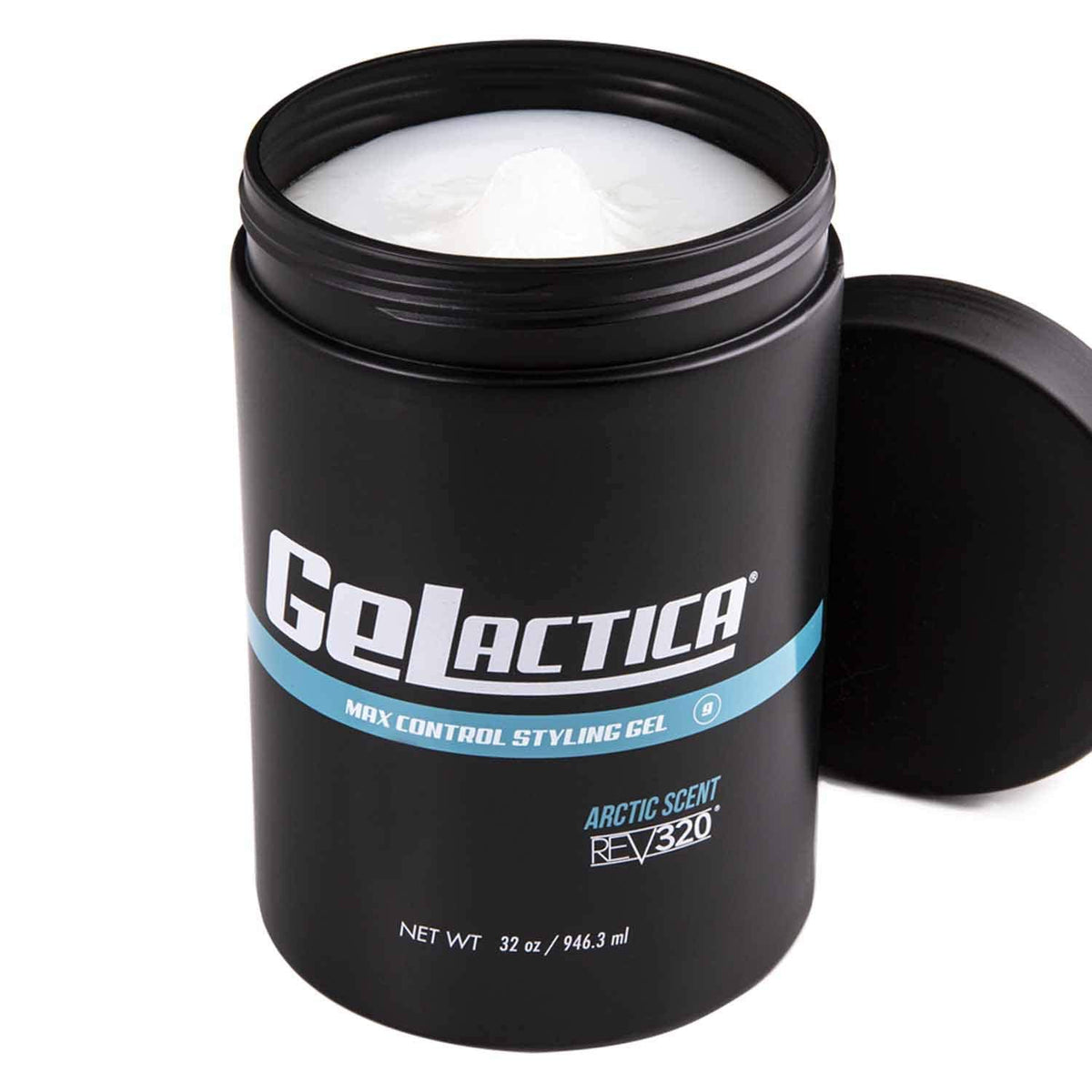 Gelactica Rev320 hair gloss finish adds natural shine and polish.
