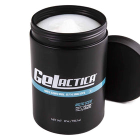Gelactica Rev320 hair gloss finish adds natural shine and polish.