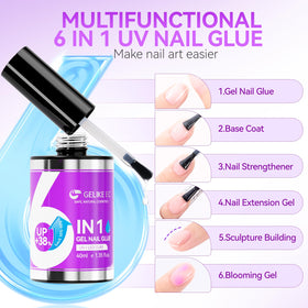 Gelike EC crystal-clear adhesive bond for natural nails and tips
