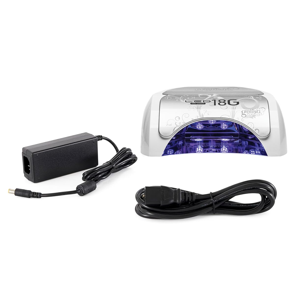 Gelish 18G Classic LED Light side view with corded power.