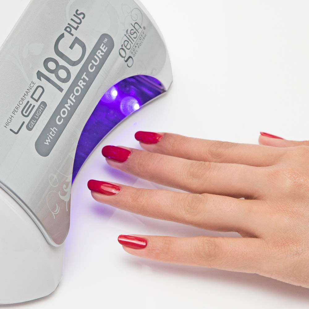 Gelish 18G Plus LED Light eye shield Safelight reduces exposure for clients