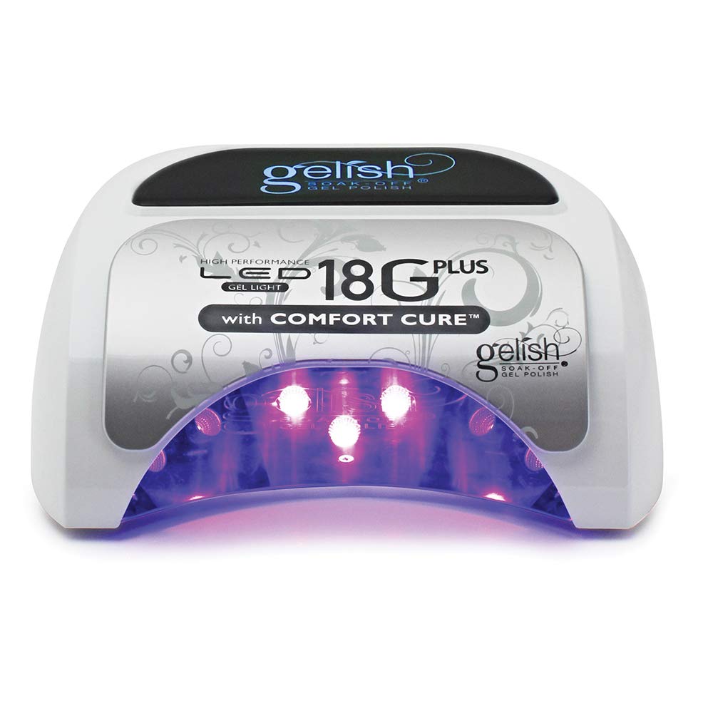 Gelish 18G Plus LED Light front view for precise, efficient curing sessions