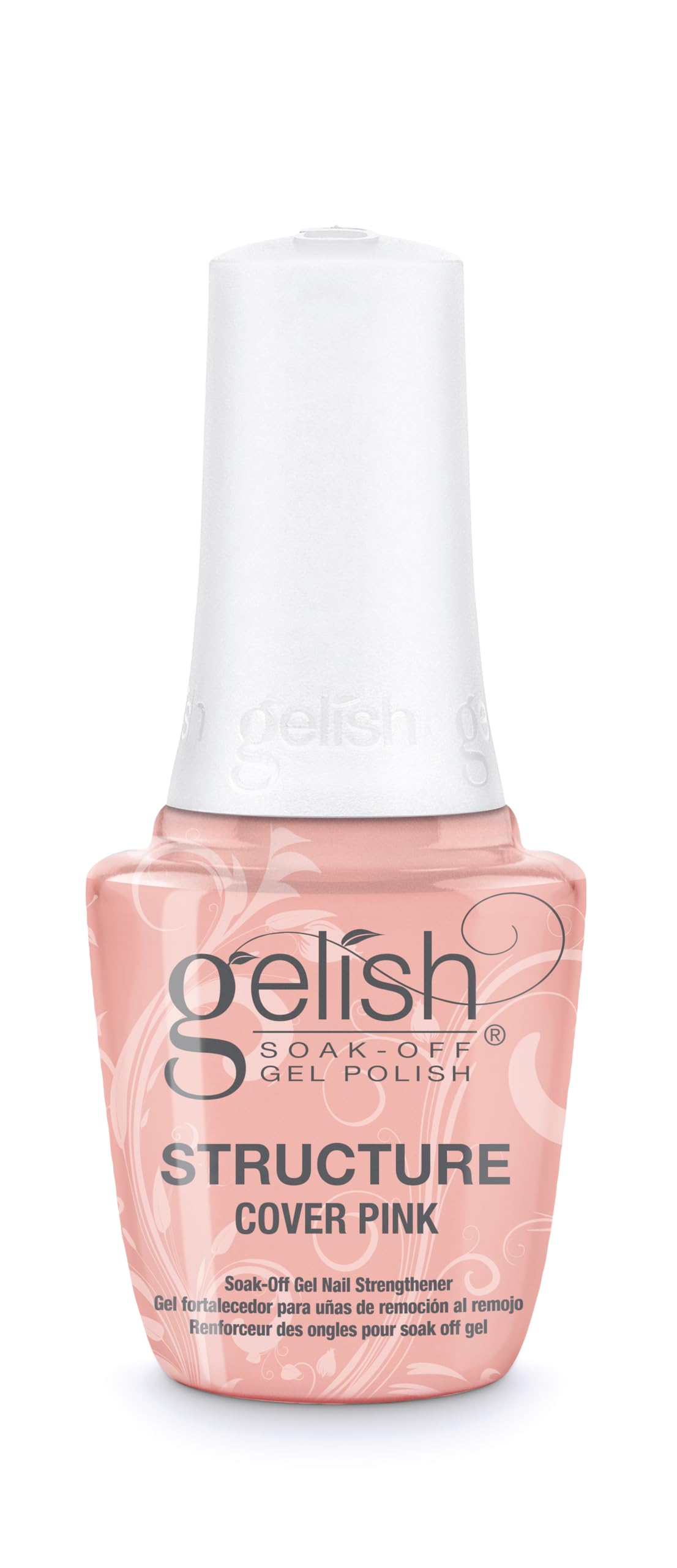 Gelish Brush On Structure Gel application demonstrates self-leveling formula for durable, smooth nails.