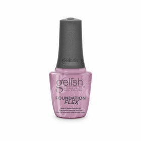 Gelish Foundation Flex bottle closed, indicating durable, flexible base protection.