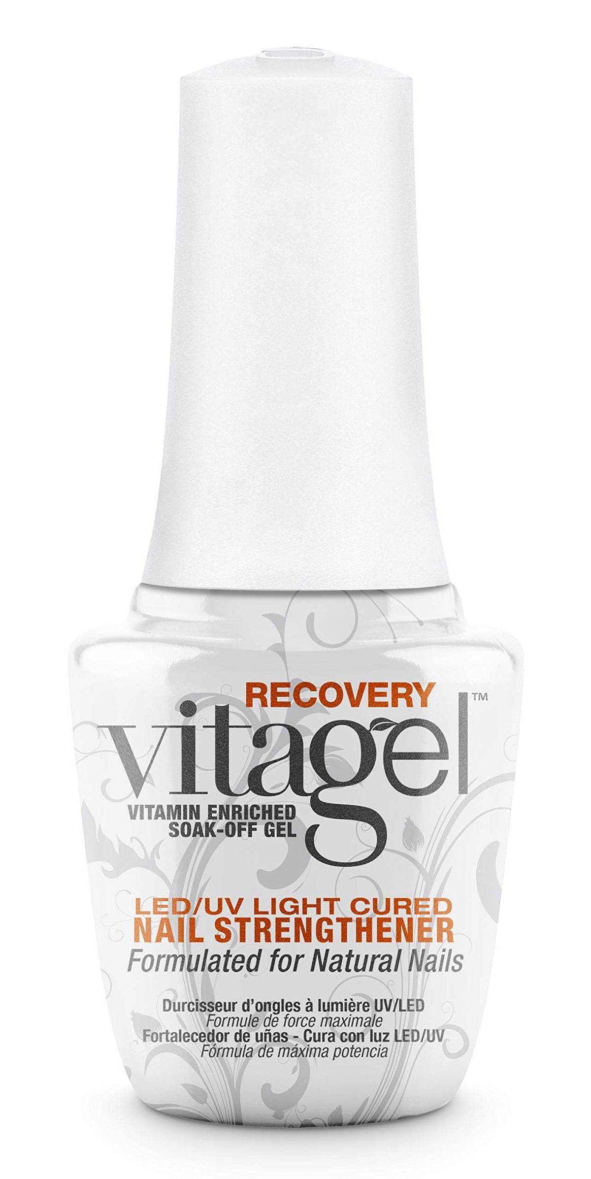 Gelish Mini Vitagel Recovery bottle strengthens nails and supports healthy regrowth.