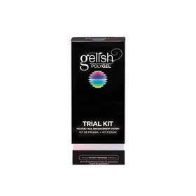 Durable nails achieved with Gelish PolyGel trial kit.