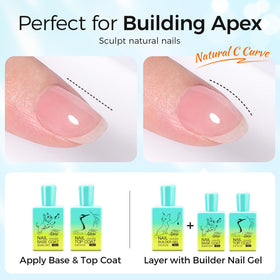 Gellaktik nail art display helps visualize long-lasting designs with shine.