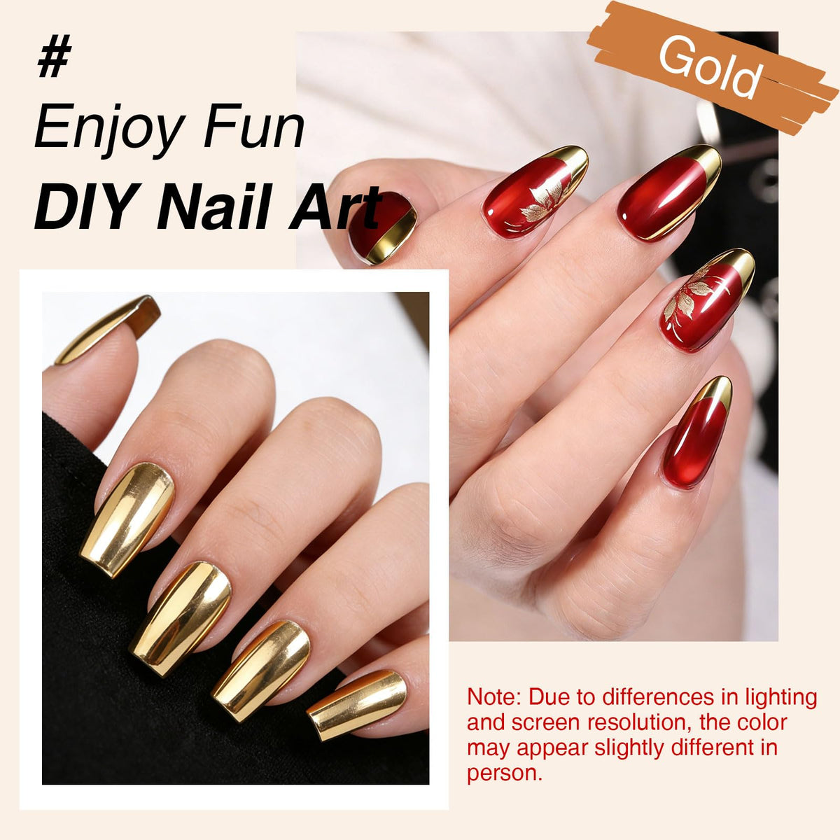 GELLAKTIK thin nail brush for precise lines and designs.