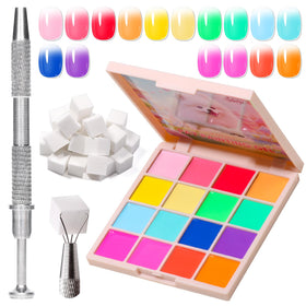 GELLAKTIK ombre gel palette for seamless gradients and custom shades.