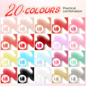 GELLAKTIK ombre nail colors for seamless gradients and ombre nails