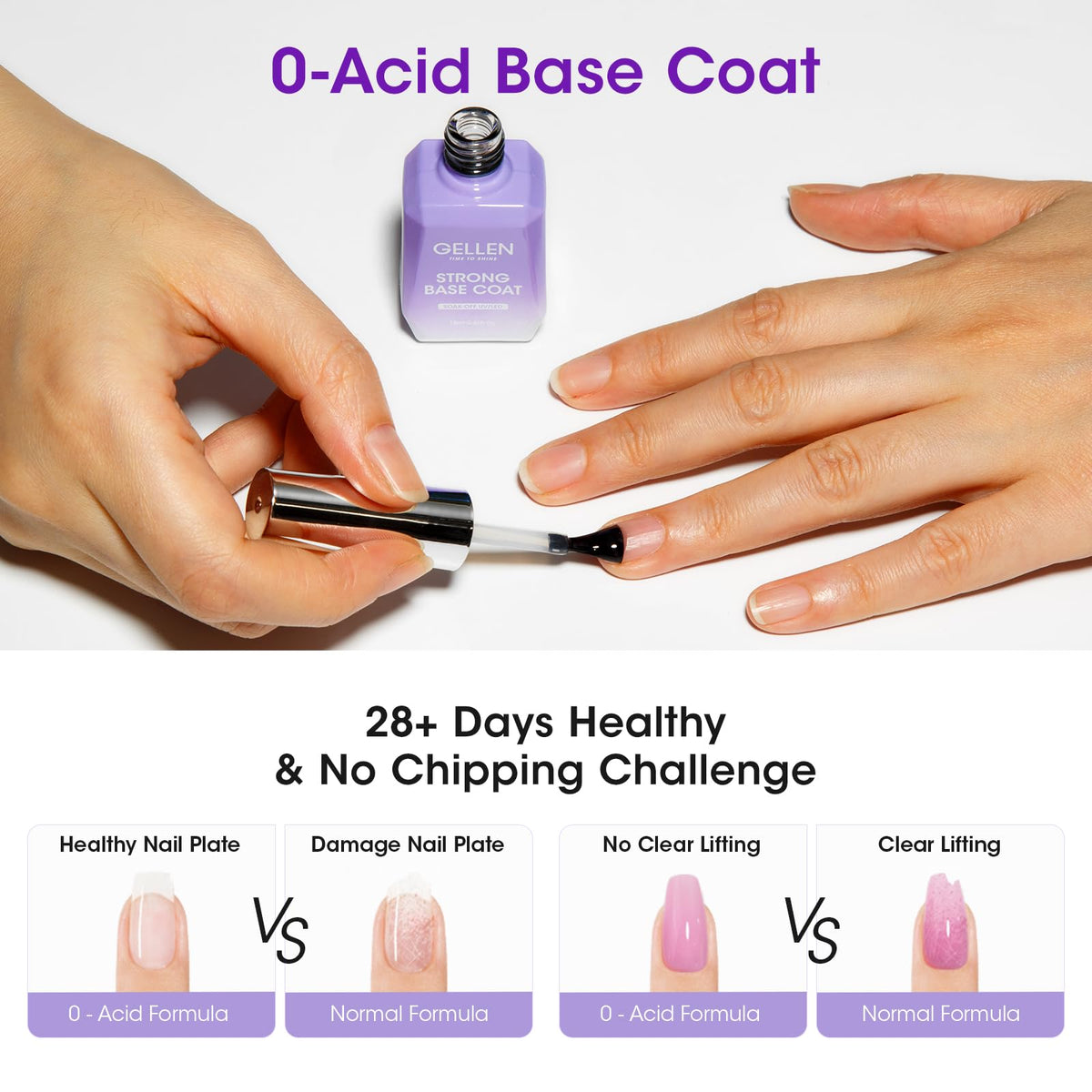 GELLEN application shot demonstrates smooth glide and even coverage.