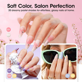 GELLEN glossy top coat adds long lasting shine and protective seal.