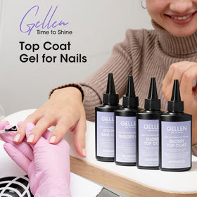 Large-capacity GELLEN bottle emphasizing value for pros and home users.