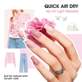 GELLEN milky white bottle highlighting a clean look for precise French lines