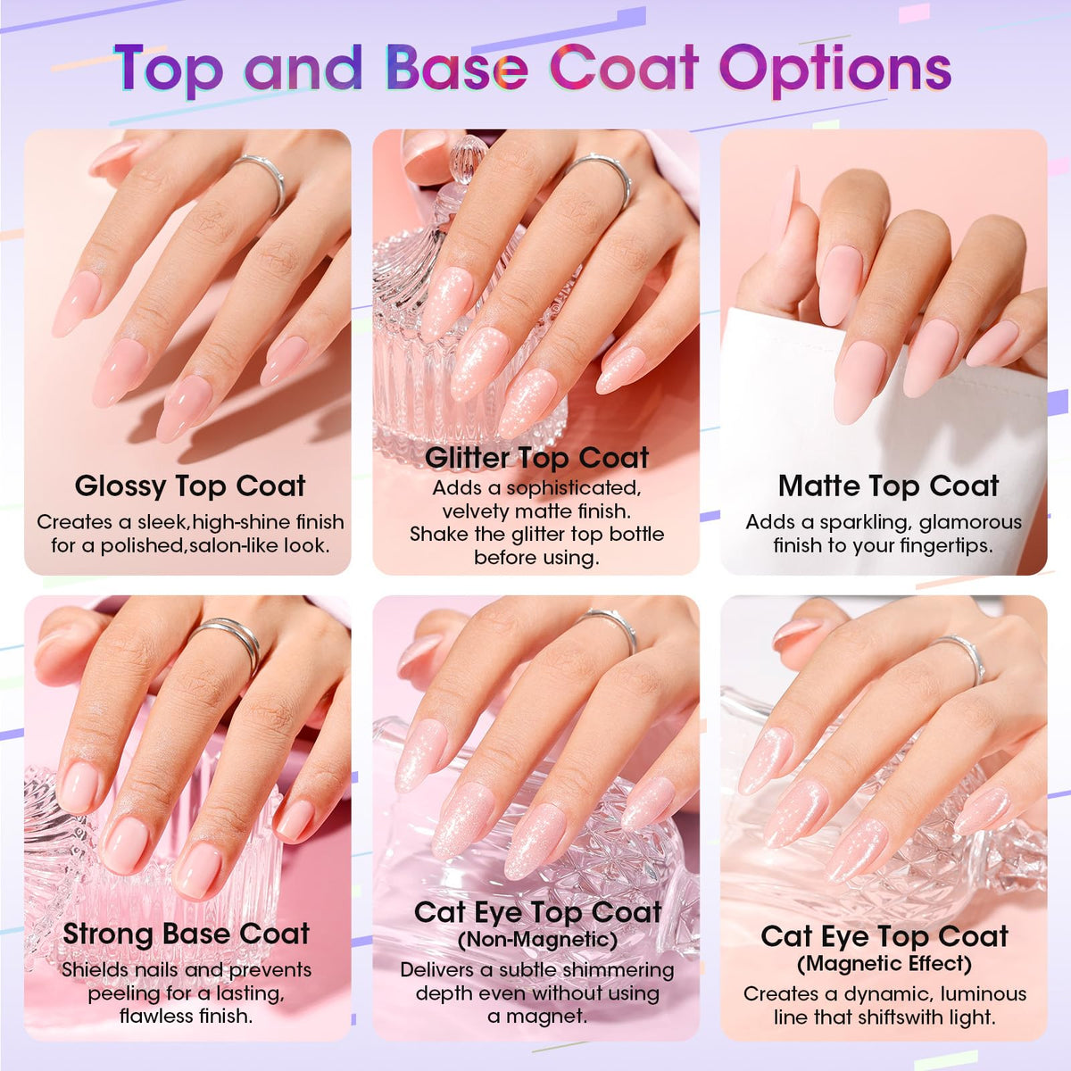 GELLEN nail files and cuticle tools for precise shaping.