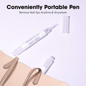 GELLEN portable pen fits into a cosmetic bag for on-the-go use