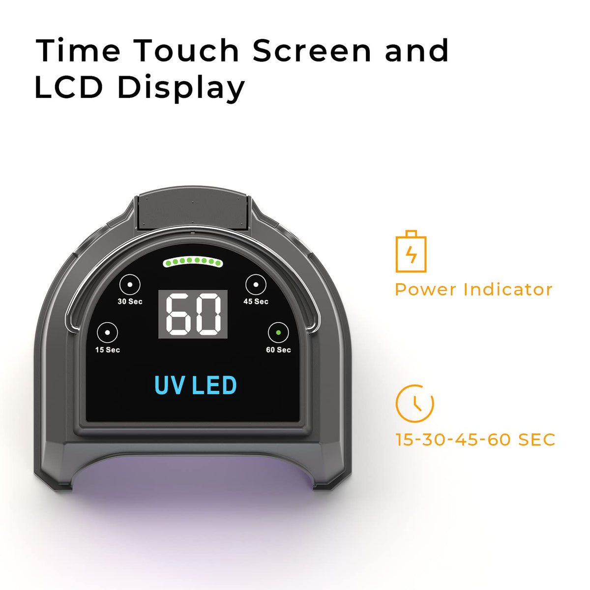 Gelpal auto-sensor timer with 4 preset settings for hands-free use
