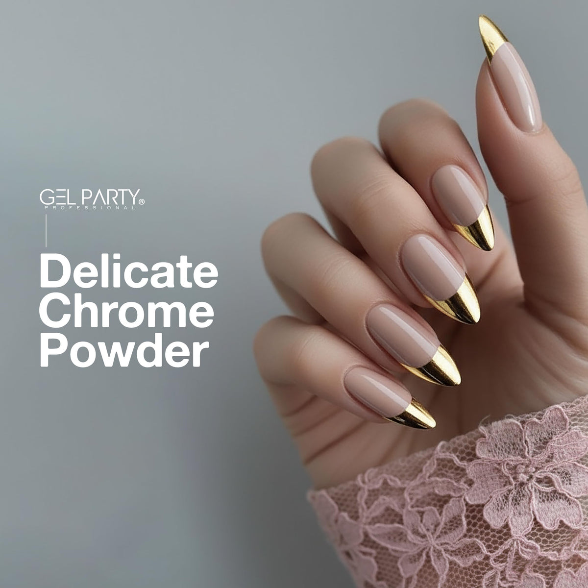 GEL PARTY ultra-fine powder delivers smooth, high-gloss mirror without grains.