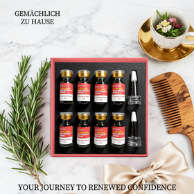 Gemächlich Zu Hause Minoxidil women finish shows a colorless, fragrance-free final look.
