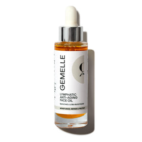 GEMELLE Lymphatic Anti-Aging Face Oil bottle for premium skincare rituals