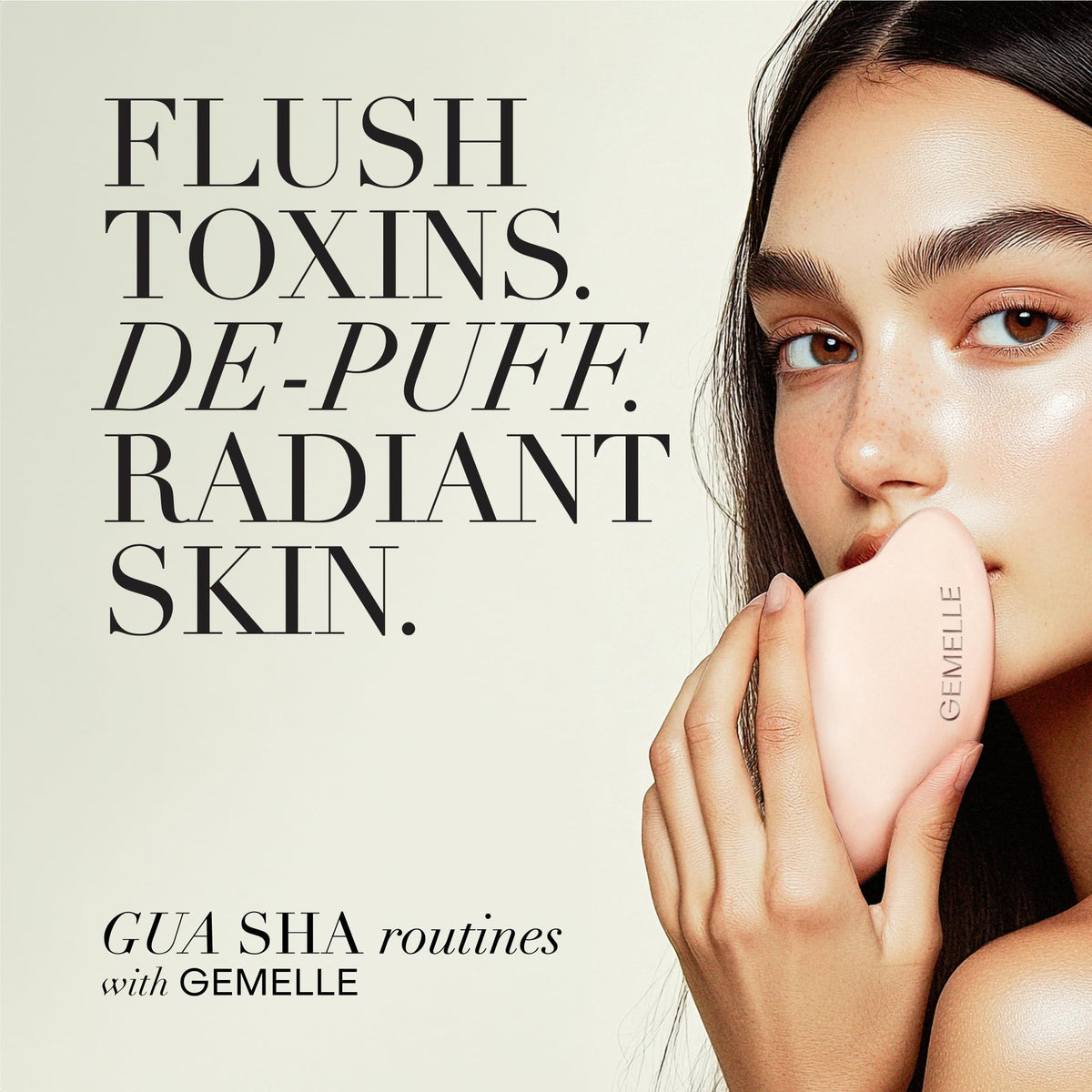 Gemelle warm-in-hand application ready for quick absorption and easy spread.