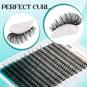 Gemerry 3D faux mink lash clusters provide soft, durable volume