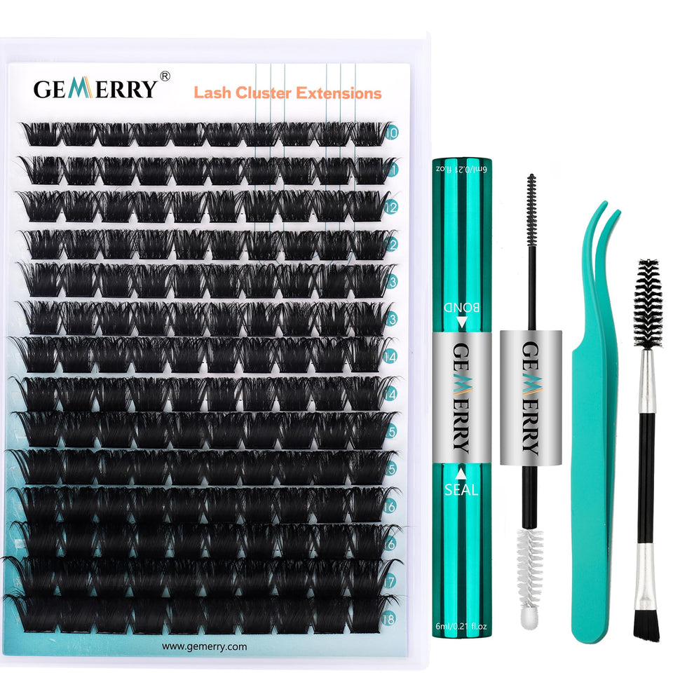 GEMERRY fluffy lash extension kit ready for at-home salon-quality lashes.